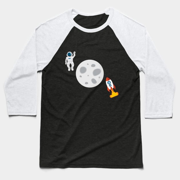 Space Baseball T-Shirt by MaiKStore